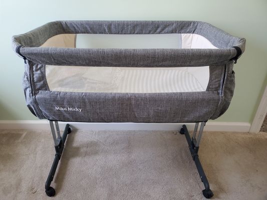 Mika Micky Bedside Sleeper Stand alone or kit included for bedside & 3 sheets