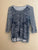 Chicos Navy/White Top Women's - M