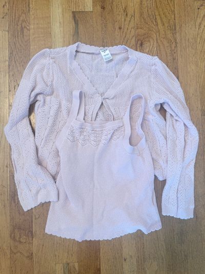 Girl cute osh kosh shirt set Size 10 10-12