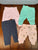4 pairs baby girl leggings. 0-3 and 3 months 4 pairs baby girl leggings. 0-3 and 3 months 0-3 Months