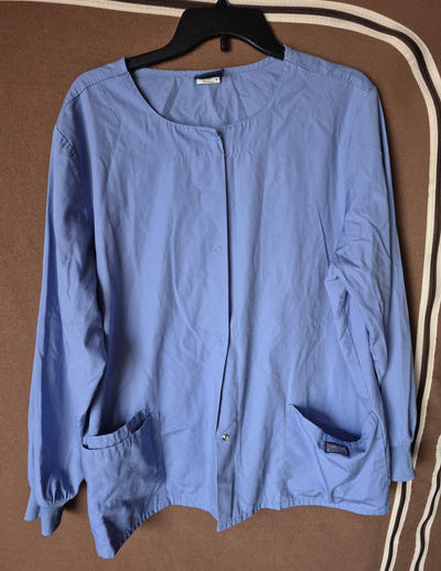 Cherokee work blue jacket top  Women's - L