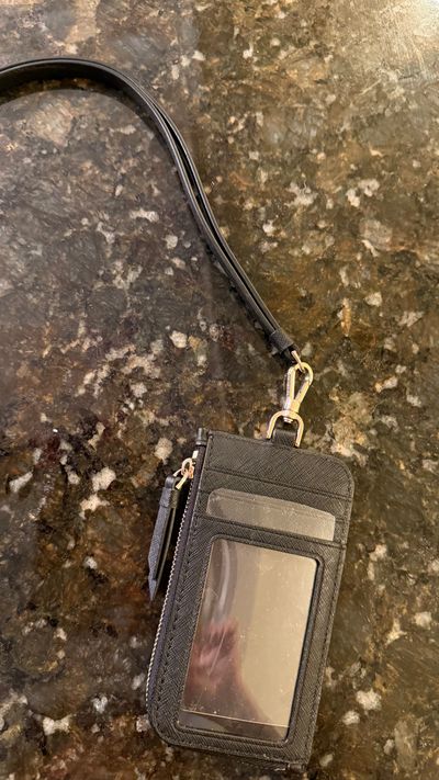 Kate Spade Lanyard with zipper wallet