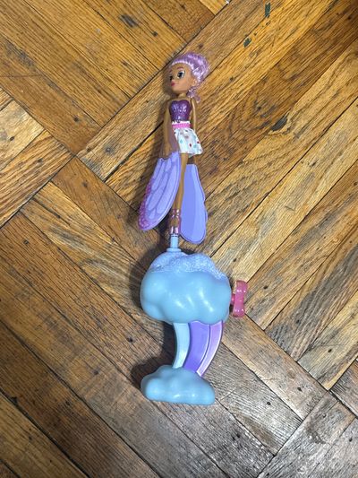Sky dancer toy pull spin and fly doll