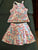 Size 6x yogalicious brand floral 2 piece activeset