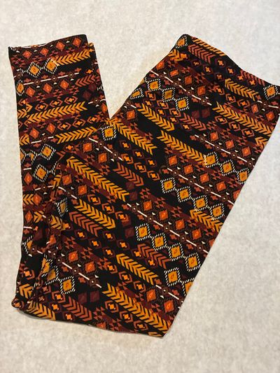 No Boundaries Leggings size 15-17 Fall colors Women's - XL