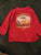 Disneys red long-sleeve t-shirt  graphic of Lightning McQueen 4T