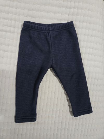 Carters Fleece lined pant has two small pulls on the left leg 12 Months