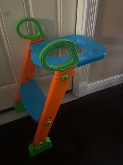 Alayna Potty training seat with steps. Sells for $34 on Amazon