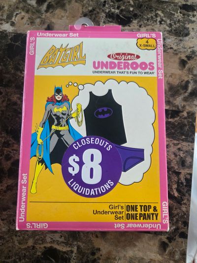 Brand New Original Underoos Batgirl Size 4 x-Small