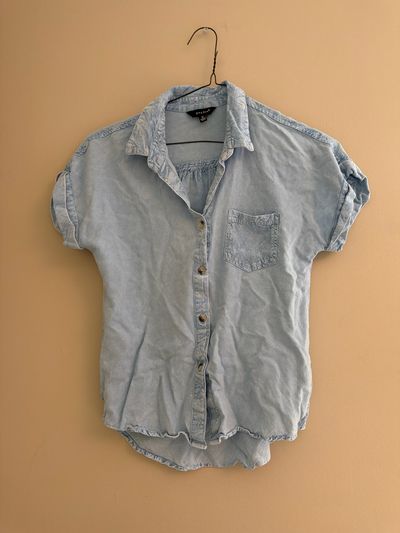 Sim and Sam Denim Blue Soft Top Junior M - 7