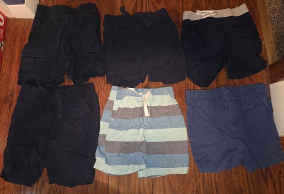 2T/24M Set of 6 Boys Shorts  2T