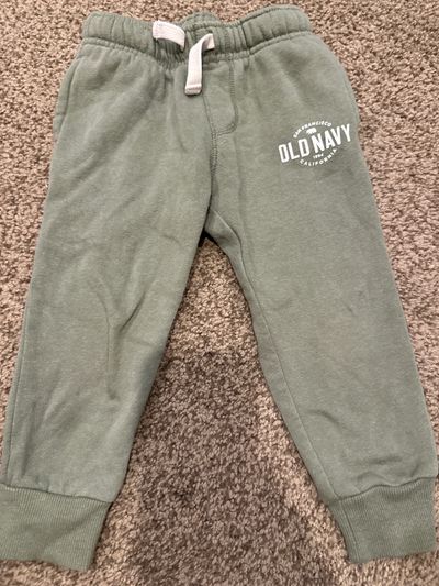 Old Navy green sweatpants pants with drawstring  2T