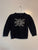 Baby Gap Black Knit Sweater w Greyscale Union Jack Design 3T