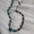 unknown Vintage turquoise stone adjustable necklace
