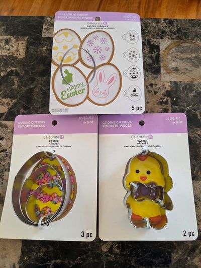 Brand New Easter Cookie Cutters