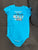 Target Blue short sleeve graphic onesie 18-24 Months