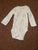 Carter's white milk long sleeve onesie 9 Months