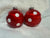 Christmas Ball Ornaments. Looks like Minnie Mouse Christmas Ball Ornaments. Polka dots Look like Minnie Mouse