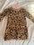 Janie and Jack cheetah print sweater dress Great condition  SFPF home 18-24 Months