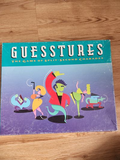 Guesstures Ages 12+, all pieces included