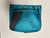 Ischolar 2 pocket expandable pen pencil case Blueish w 3 ring binder holes 2 zipper areas