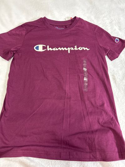 NEW champion Brand New w tags Plum Champion shirt 14-16