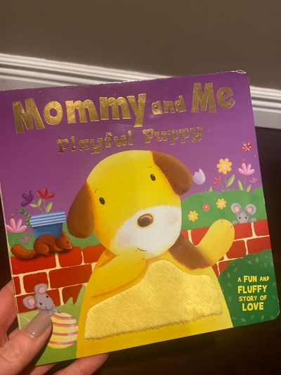 Mommy and me playful puppy Hard cover book