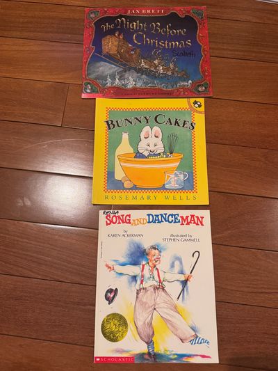 3 assorted books