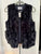 Zara Girls NEW Faux Fur Super Soft Vest. Dark Blue 10-12