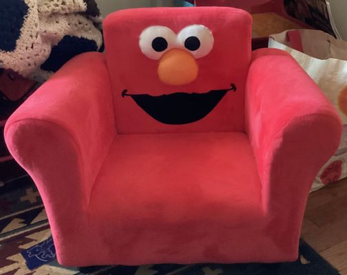 Sesame Street Elmo chair, plush