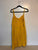Old Navy Yellow A-Line Dress w Tiny White Flower Pattern Women's XXL 18