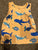 Old Navy orange tank top with sea animals  18-24 Months