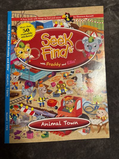 Freddy and Eddie Seek and Find Sticker Activity book
