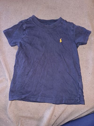 Polo Ralph Lauren Nave blue short sleeve shirt 2T