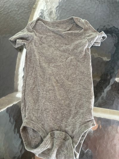 Simple Joy by Carter's grey short sleeve onesie 24 Months