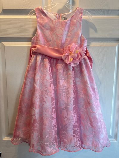 Rare Editions Size 5 sleeveless pink party dress 5T