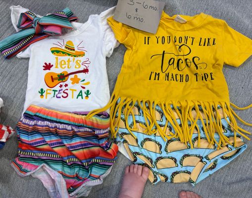 Unknown Cinco de mayo/taco outfit 3-6 Months