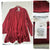 The workshop open duster top Cranberry open duster -great layering piece Women's 2X