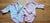 Sweet and Soft Baby girl 2-pack rose and pink long sleeves bodysuits 6-9 Months
