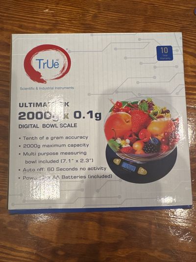 True NEW digital bowl scale