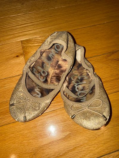 Sam Edelman Good glitter ballet flats 8-1/2 (Toddler)