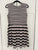 Xhilaration Stripe Dress. Zipper in back. Junior M - 7