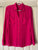 Express Hot pink button up, loose fitting dress shirt Women's - L