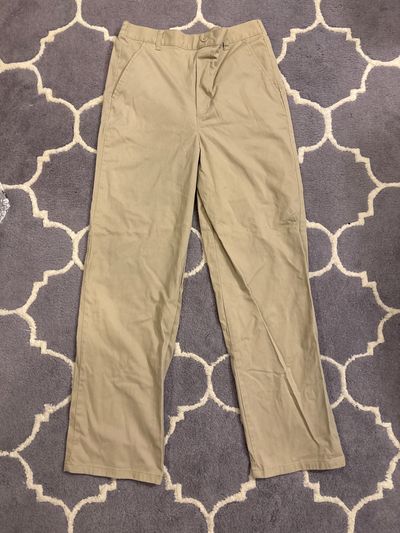 French toast 7 Size 18 khaki uniform pants elastic waist 14-16