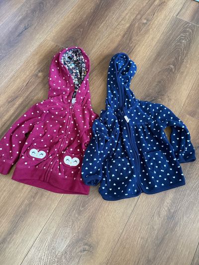 Carters 12 month fleece zip up hoodies 12 Months