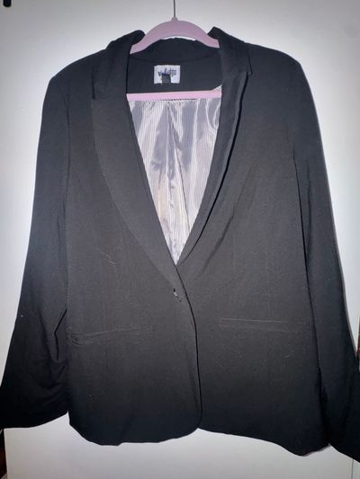 Womens Large Black Blazer Womens Large Black Blazer Women's - L