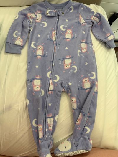 Carters Owl pajamas 12 Months