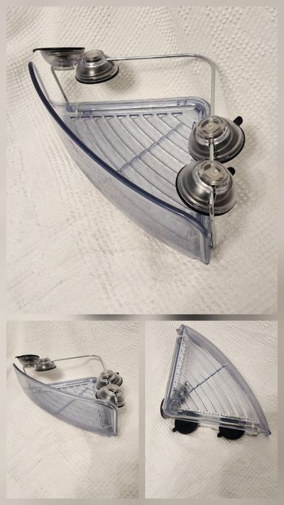 CORNER SHOWER SHELF Plastic