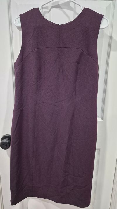 KASPER plum colored dress Women's 10