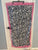 Essential home Large beach towel zebra and hot pink